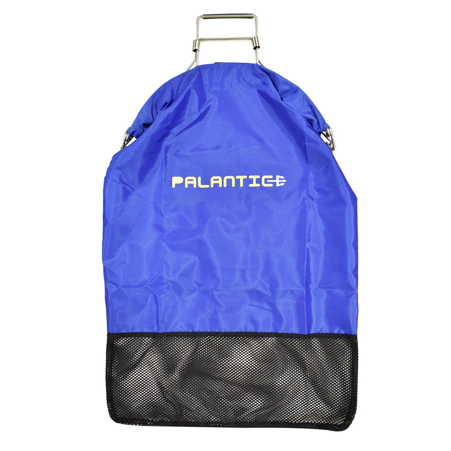 Palantic Lobster Fish Catch Gear Nylon Game Bag Net with Squeeze Open Handle