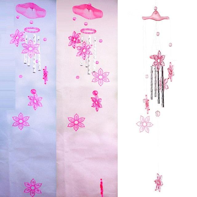 45cm Cute Metal Aluminum Tubes Bell Wind Chimes Outdoor Yard Garden Home Baby Bed Window Decoration Door Frame Ornament Gift For Indoor & Outdoor Porch Garden Decor Memorial Gifts For Family & Friends