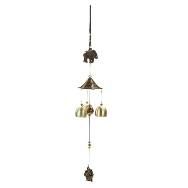 Carillon Outdoor Living Wind Chimes Garden Tubes Bells Copper 3 Bells Living Yard Door Window Hanging Wind Chimes Home Decor Wind Bells for Glory Mother’s Love Gift Garden Backyard Church Hanging Decor