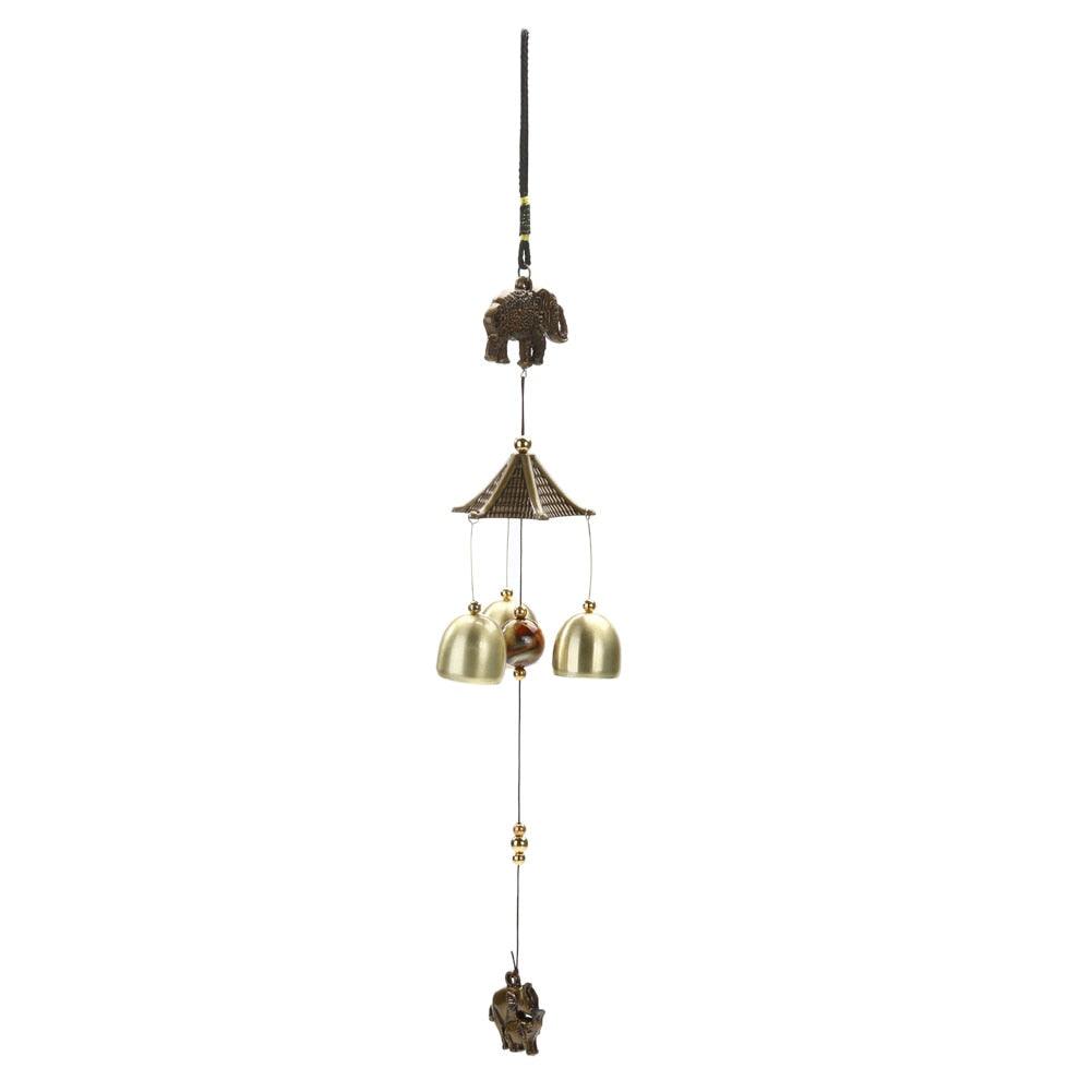Carillon Outdoor Living Wind Chimes Garden Tubes Bells Copper 3 Bells Living Yard Door Window Hanging Wind Chimes Home Decor Wind Bells for Glory Mother’s Love Gift Garden Backyard Church Hanging Decor