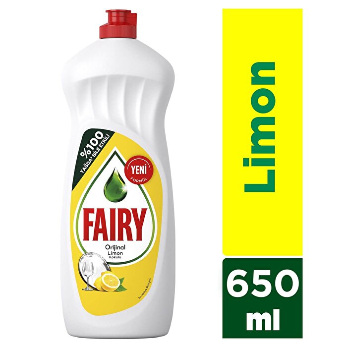 Fairy Dishwashing Liquid - Lemon Scent | 18 Fl Oz
